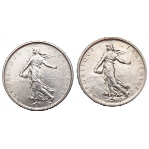 Francja, Zestaw 5 franków 1960-63
