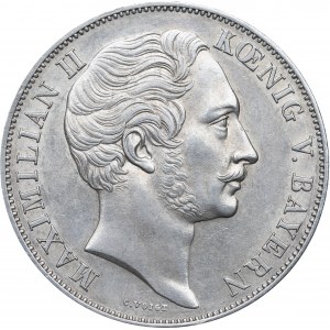 Niemcy, Bawaria, Talar=2 Guldeny 1855