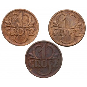 Second Republic, Set of 1 penny 1938