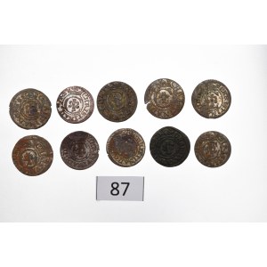 Swedish occupation of Riga, Christina, Lot of schillings 1635-43 (10 pcs)