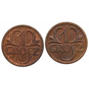 Second Republic, Set of 1 penny 1938