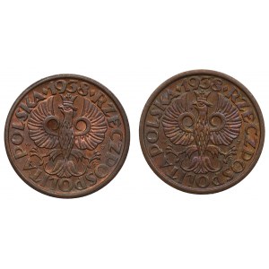 Second Republic, Set of 1 penny 1938