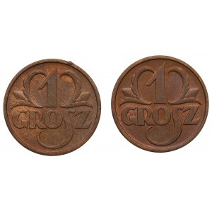 Second Republic, Set of 1 penny 1938