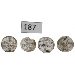 Sigismund II Augustus, Set of two-denarii 1566-70