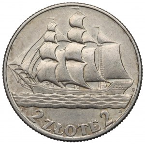 II Republic of Poland, 2 zloty 1936 Ship