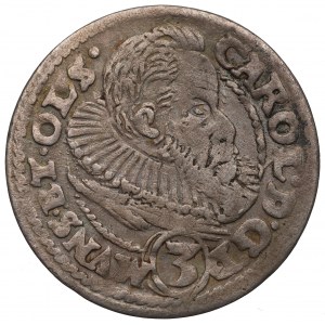 Schlesien, Duchy of Oels, Carl, 3 kreuzer 1615, Oels