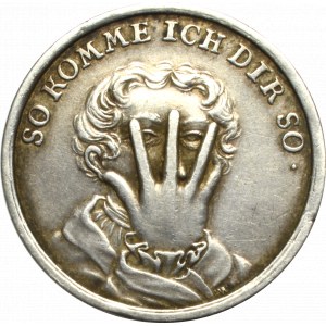 Germany, Hamburg, 2 satiric ducats in silver ~1800 ad