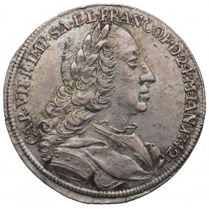 Rakúsko, Karol VI., korunovačný žetón 1742