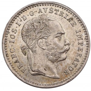 Autriche-Hongrie, François-Joseph, 10 krajcars 1872 - Phénoménal avec de l'esprit