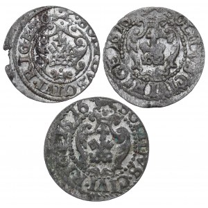 Sigismund III, Lot of schillings 1616-20, Riga