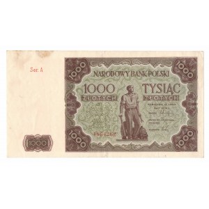 PRL, 1000 złotych 1947 A