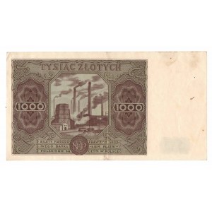 People's Republic of Poland, 1000 zloty 1947 A