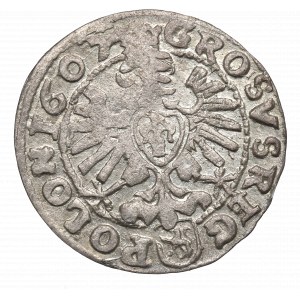 Sigismund III Vasa, 1607 penny, Cracow - very nice