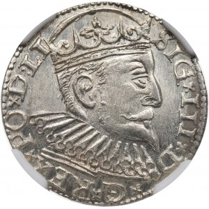 Žigmund III Vasa, Trojak 1597, Riga - NGC MS63