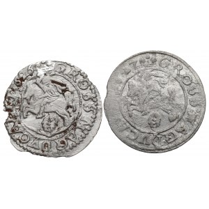 Sigismund III, Lot of groschen 1626-27, Vilnius