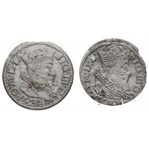 Sigismund III, Lot of groschen 1625-26, Vilnius