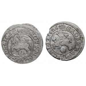 Sigismund III, Lot of groschen 1625-26, Vilnius