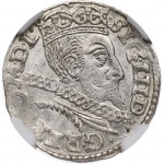 Sigismund III. Vasa, Trojak 1601, Poznań - NGC MS64