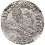 Žigmund III Vasa, Trojak 1601, Poznaň - NGC MS64