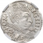 Zygmunt III Waza, Trojak 1599, Poznań - NGC MS64