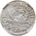 Sigismund III. Vasa, Trojak 1599, Poznań - NGC MS64