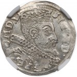 Žigmund III Vasa, Trojak 1599, Bydgoszcz - MGC MS64
