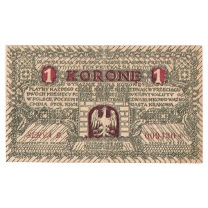 Krakau, 1 Krone 1919 - B -