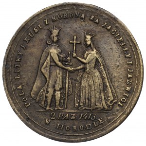 Poľsko, medaila k 448. výročiu Horodolskej únie - rarita