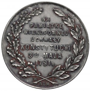 Poľsko, medaila na pamiatku ústavy z 3. mája 1916
