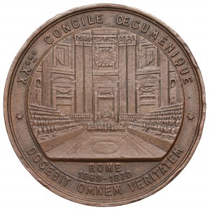 France, Medal 20 ecumenical council 1869-70