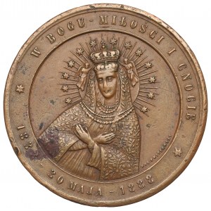 Poľsko, medaila pri príležitosti 50. výročia sobáša Bronislava a Karolíny Skarżyńských 1888