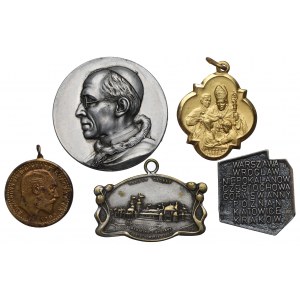 Europe, Set of religious medallions - including silver