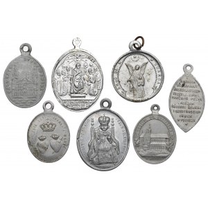 Poland and Spain, Set of religious medallions