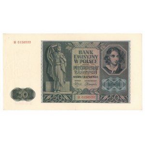 GG, 50 zloty 1941 B
