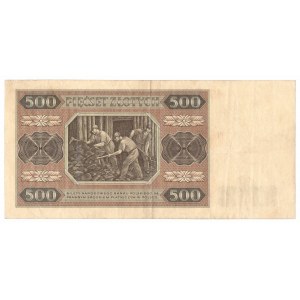 PRL, 500 złotych 1948 AP