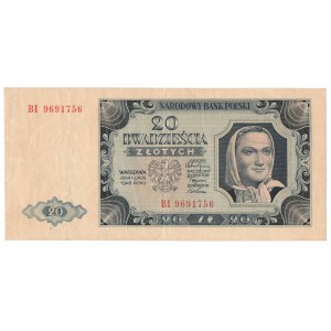 PRL, 20 złotych 1948 BI