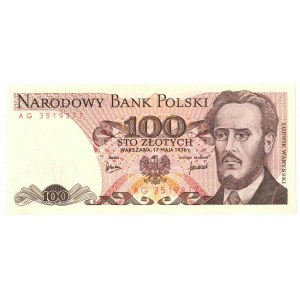 PRL, 100 złotych 1976 AG
