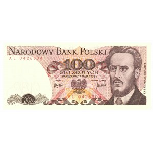 People's Republic of Poland, 100 gold 1976 AL