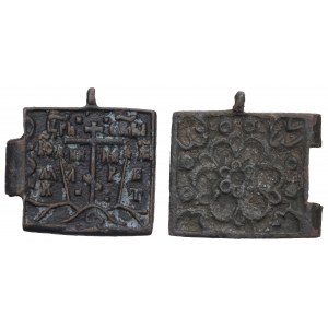 Rusko, Cestovní ikona 19. století(?) - 2 fragmenty