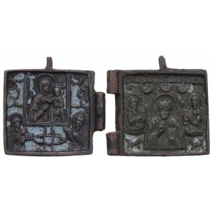 Russia, Travel icon 19th century(?) - 2 fragments