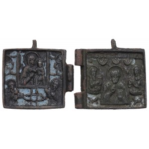 Rusko, cestovná ikona 19. storočie(?) - 2 fragmenty