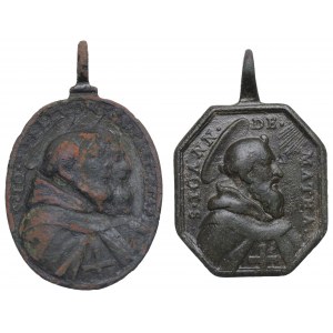 Europe, Set of religious medallions 18th(?) century