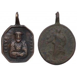 Europe, Set of religious medallions 18th(?) century
