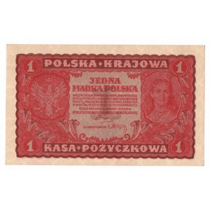 II RP, 1 poľská značka 1919 I SERIA A