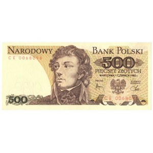 Poľská ľudová republika, 500 zlotých 1982 CE