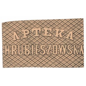 Hrubieszów pharmacy - receipt for 15 kopecks in silver, 1861
