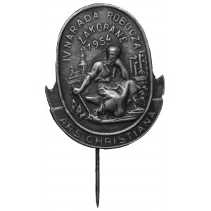 People's Republic of Poland, Badge of the 4th Ars Christiana 1954 Working Meeting