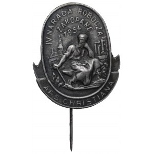 PRL, Odznaka IV Narada robocza Ars Christiana 1954