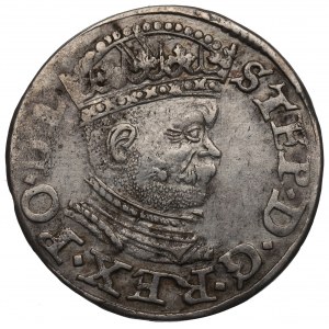 Stefan Batory, Trojak 1586, Riga
