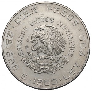 Mexico, 10 pesos 1960